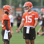 Shedeur Sanders says traded Joe Flacco ‘helped me a lot’