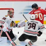 Panthers raise Stanley Cup banner, then down Blackhawks: Highlights