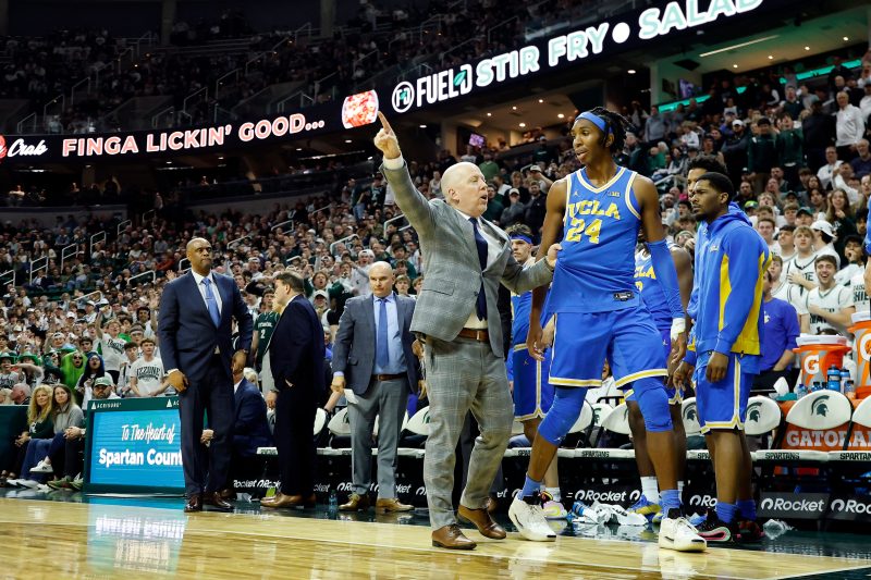 Watch: UCLA hoops coach Mick Cronin kicks own player out of game